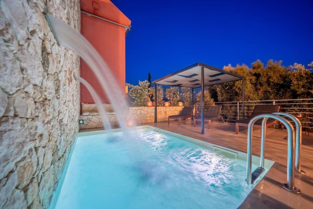 Villa Elisabeth Sea View Private Pool Fiskardo Kefalonia Katsaráta المظهر الخارجي الصورة