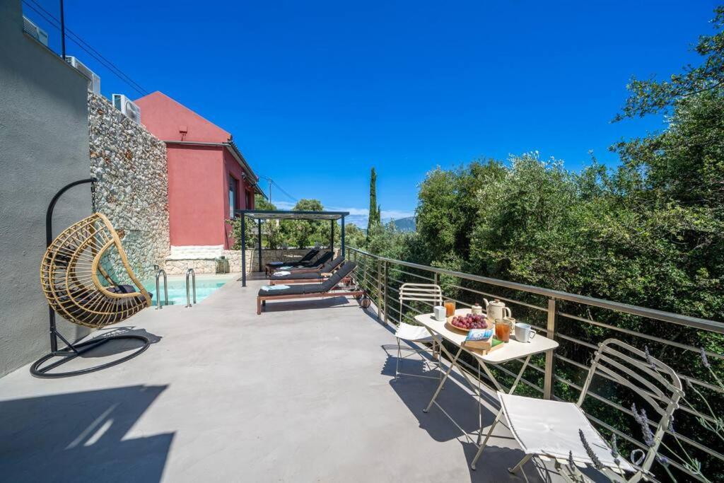 Villa Elisabeth Sea View Private Pool Fiskardo Kefalonia Katsaráta المظهر الخارجي الصورة