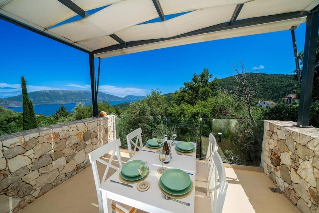 Villa Elisabeth Sea View Private Pool Fiskardo Kefalonia Katsaráta المظهر الخارجي الصورة