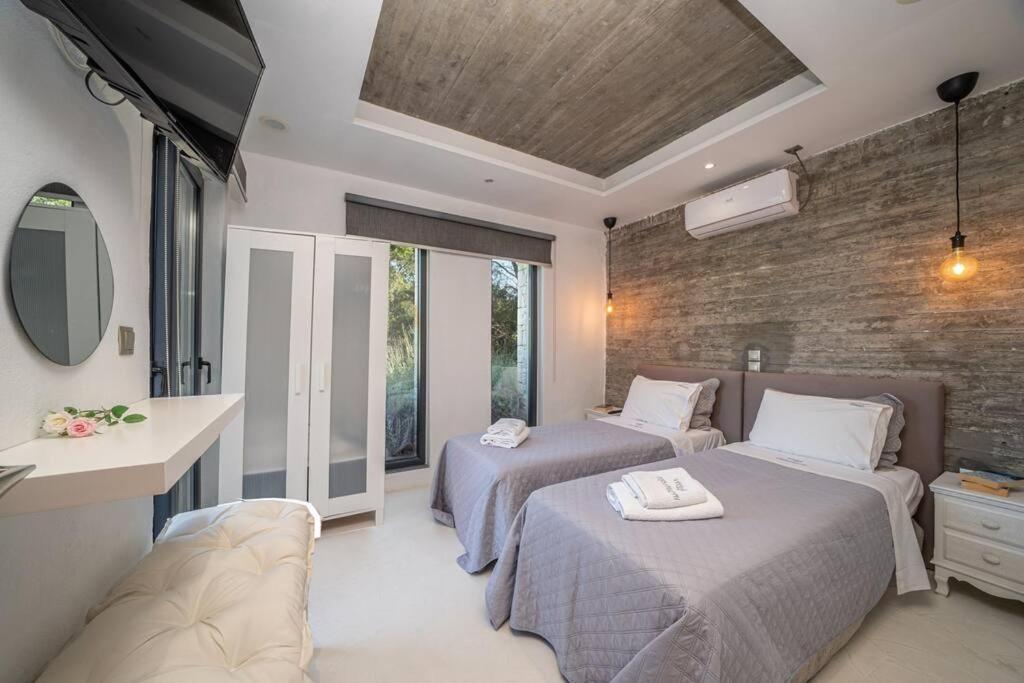 Villa Elisabeth Sea View Private Pool Fiskardo Kefalonia Katsaráta المظهر الخارجي الصورة